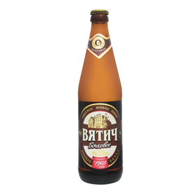 Пиво Вятич Бочковое светлое 4.5%, 500мл