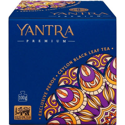 Чай Yantra Exclusive Pekoe черный цейлонский листовой, 100г