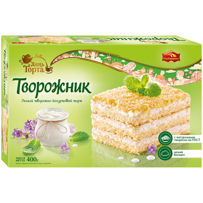 Торт Чремушки Творожник творожно-йогуртовый, 400г