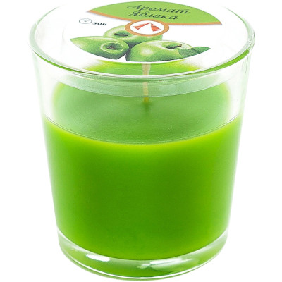 Свеча Home Interiors Зеленое яблоко ароматическая в стакане