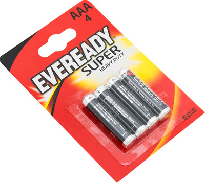 Батарейки Eveready Super Heavy Duty AAA R03, 4шт