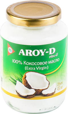 Масло кокосовое Aroy-D Extra Virgin 1, 450мл