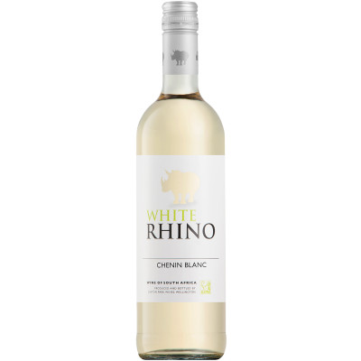 Вино White Rhino Chenin Blanc белое полусухое 12%, 750мл