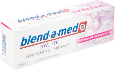 Зубная паста Blend-a-med 3D White Whitening Therapy отбеливание для чувствительных зубов, 75мл