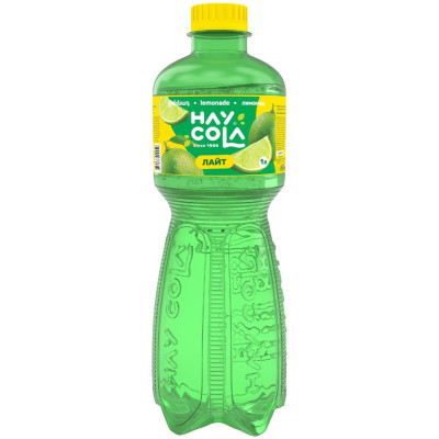 Напиток Hay Cola лайт со вкусом лимона безалкогольный прохладительный газированный, 1л