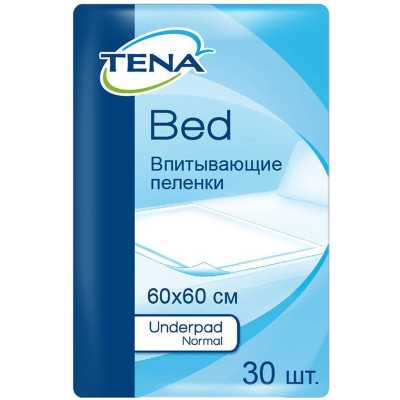 Простыни Tena Bed впитывающие 60х60, 30шт