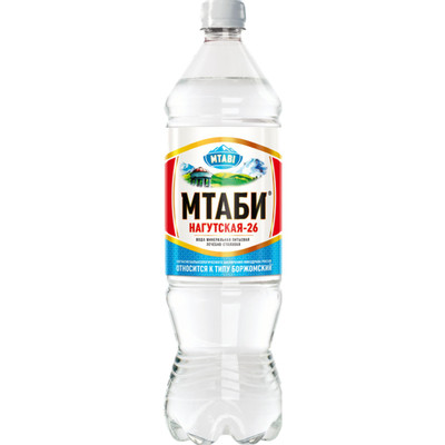 Вода Мтаби Нагутская-26 минеральная лечебно-столовая, 1.25л