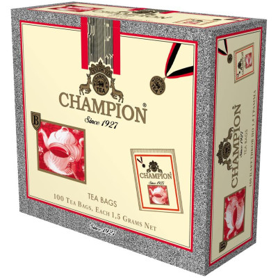 Чай Champion чёрный байховый, 100x1.5г