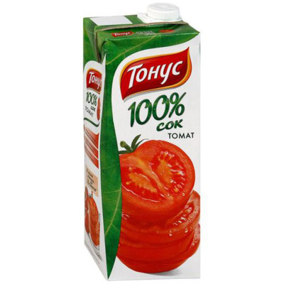 Сок Тонус томатный с солью для детского питания , 1.45л