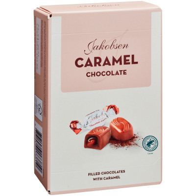 Конфеты Jakobsen Caramel с карамельной начинкой, 125г