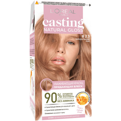 Краска для волос L'Oreal Paris Casting Natural Gloss 823 Миндальный раф