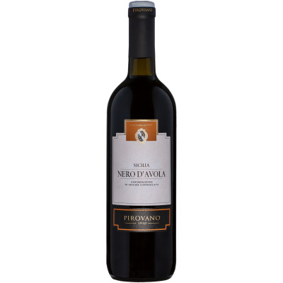 Вино Pirovano Nero d'Avola красное сухое 13%, 750мл
