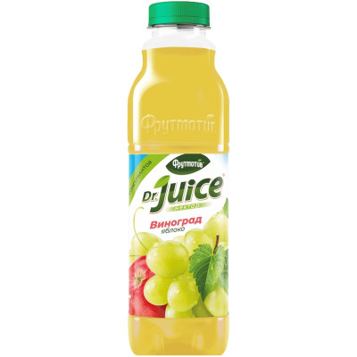 Нектар Фрутмотив Doctor Juice яблочно-виноградный осветленный для детского питания, 900мл