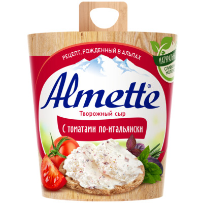Сыр творожный Almette По-итальянски с томатами 57%, 150г