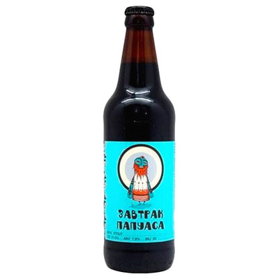 Пиво Plan B Завтрак папуаса тёмное нефильтрованное 7.5%, 500мл