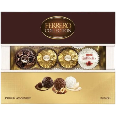 Набор конфет Ferrero Collection молочный, тёмный, белый, 107,2г