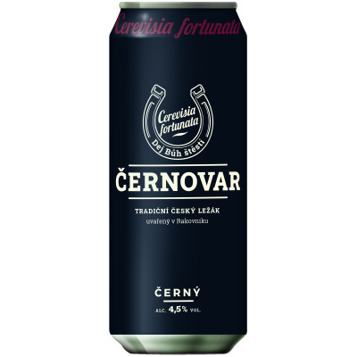 Пиво Cernovar Классическое тёмное 4.5%, 500мл
