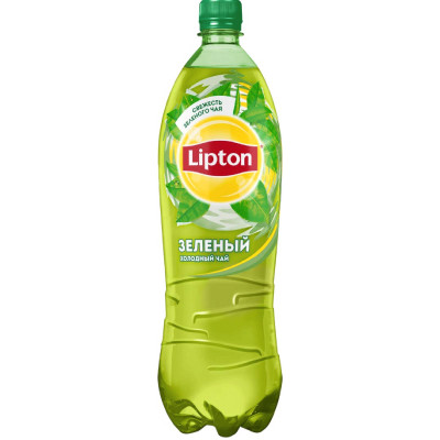 Напиток безалкогольный Lipton Холодный чай зелёный негазированный, 1.75л
