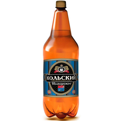 Пиво Кольское Поморское светлое 6.5%, 1.4л