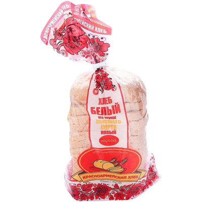 Хлеб Красноармейский Хлеб белый высший сорт, 400г