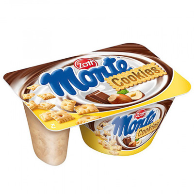 Десерт Zott Monte с шоколадом и фундуком 13.2%, 125г