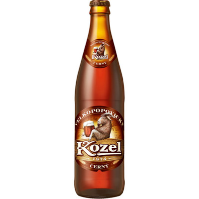 Пиво Velkopopovicky Kozel тёмное 3.7%, 450мл