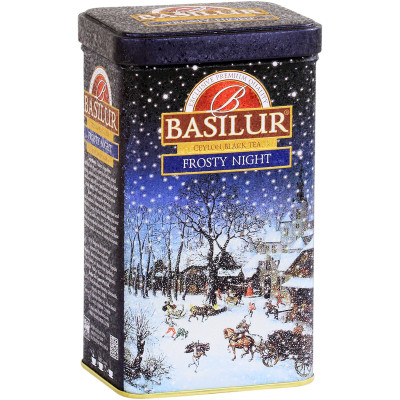 Чай Basilur Праздничная коллекция «Морозная ночь» чёрный, 85г