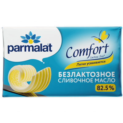 Масло Parmalat Comfort сливочное безлактозное 82.5%, 150г