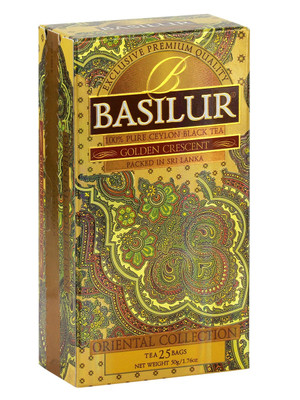 Чай Basilur Восточная коллекция Золотой Месяц чёрный в пакетиках, 25х2г
