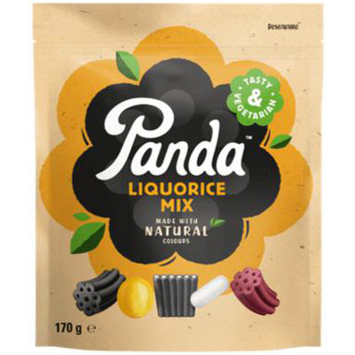 Конфеты лакричные Panda Liquorice Mix Natural ассорти, 170г