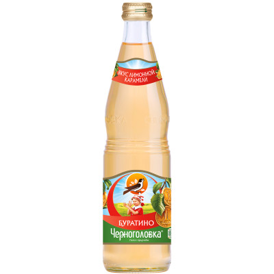 Напиток безалкогольный Черноголовка Лимонад Буратино газированный, 500мл