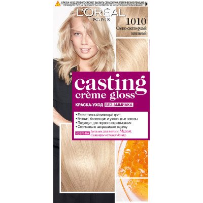 Краска L'oreal Paris для волос casting creme gloss №1010, 160мл
