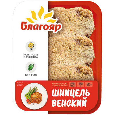 Шницель Благояр Венский с сыром, 260г