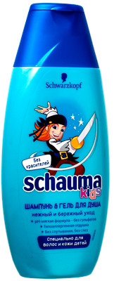 Шампунь и гель для душа Schauma Kids для мальчиков, 225мл