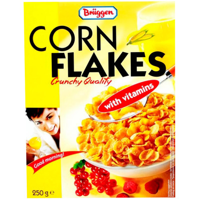 Хлопья кукурузные Bruggen Corn Flakes, 250г