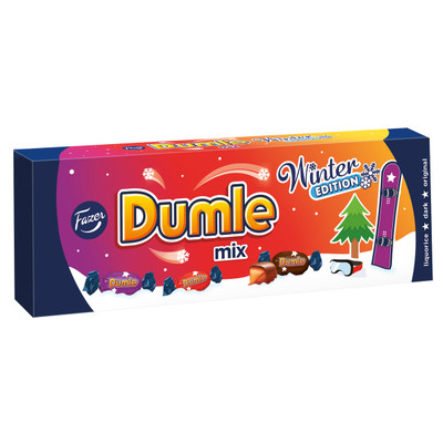 Конфеты Fazer Dumle Mix сливочный ирис в шоколаде, 350г
