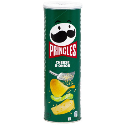 Чипсы Pringles Сыр и Лук картофельные, 165г