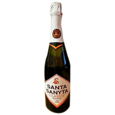Напиток винный Santa Sanyta Классик белый сладкий 7.5% газированный, 375мл