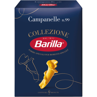 Издели макаронные Barilla Campanelle из твёрдых сортов пшеницы группы А высший сорт, 450г