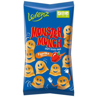 Снэк картофельный Lorenz Monster Munch с паприкой, 75г