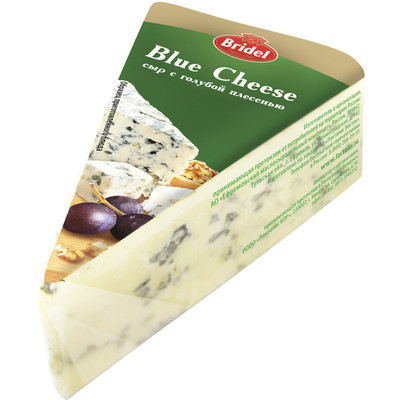 Сыр Bridel Blue Cheese с голубой плесенью 51%, 100г