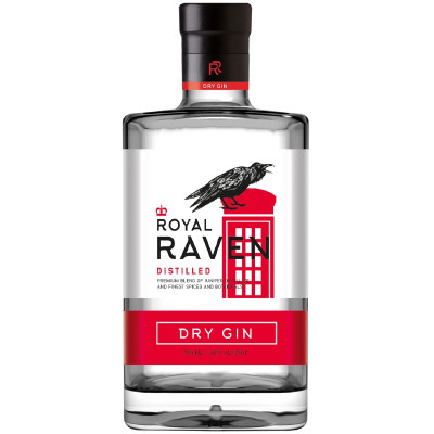 Джин Royal Raven Dry Gin 40%, 700мл