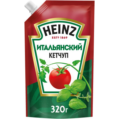 Кетчуп Heinz Итальянский первая категория, 320г