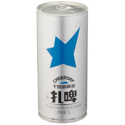 Пиво Cheerday Silver солодовое светлое фильтрованное пастеризованное 3,6%, 1л