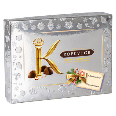 Конфеты Коркунов шоколадные ассорти из молочного и тёмного шоколада, 110г