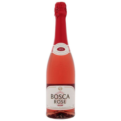 Вино игристое Bosca Розе розовое полусладкое 7.5%, 750мл