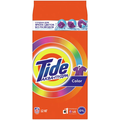 Порошок Tide color автомат стиральный, 12кг