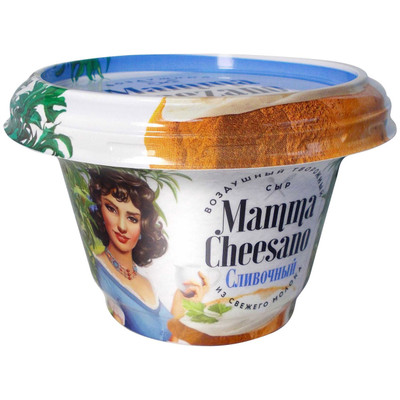 Сыр творожный Mamma Cheezano сливочный 60%, 150г
