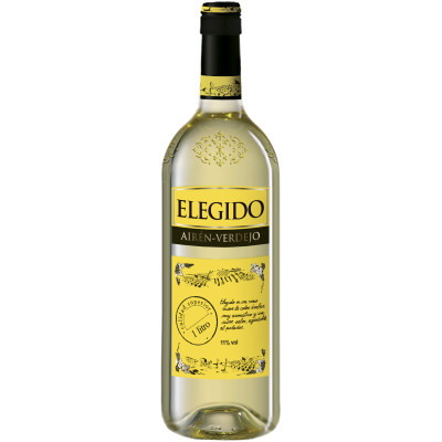 Вино Elegido Airen-Verdejo белое сухое 11%, 1л