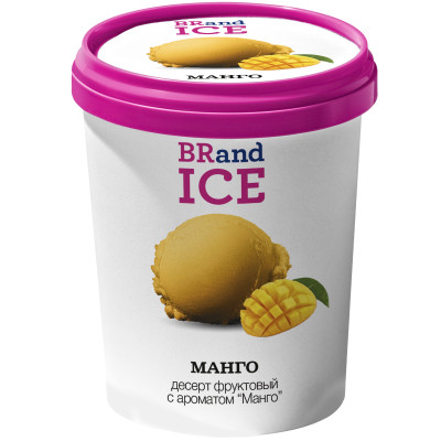 Десерт Brand Ice фруктовый с ароматом Манго, 380г